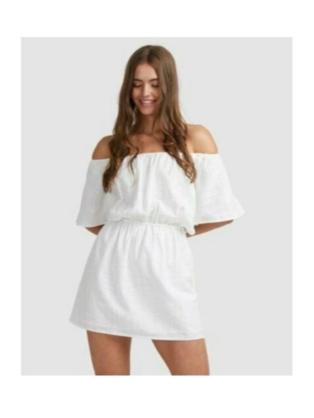 Billabong White 100% cotton Summer Dress